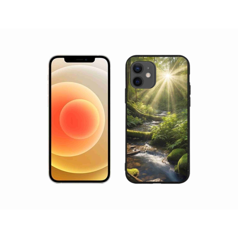 Gelový kryt mmCase na iPhone 12 Mini - hlubina lesa