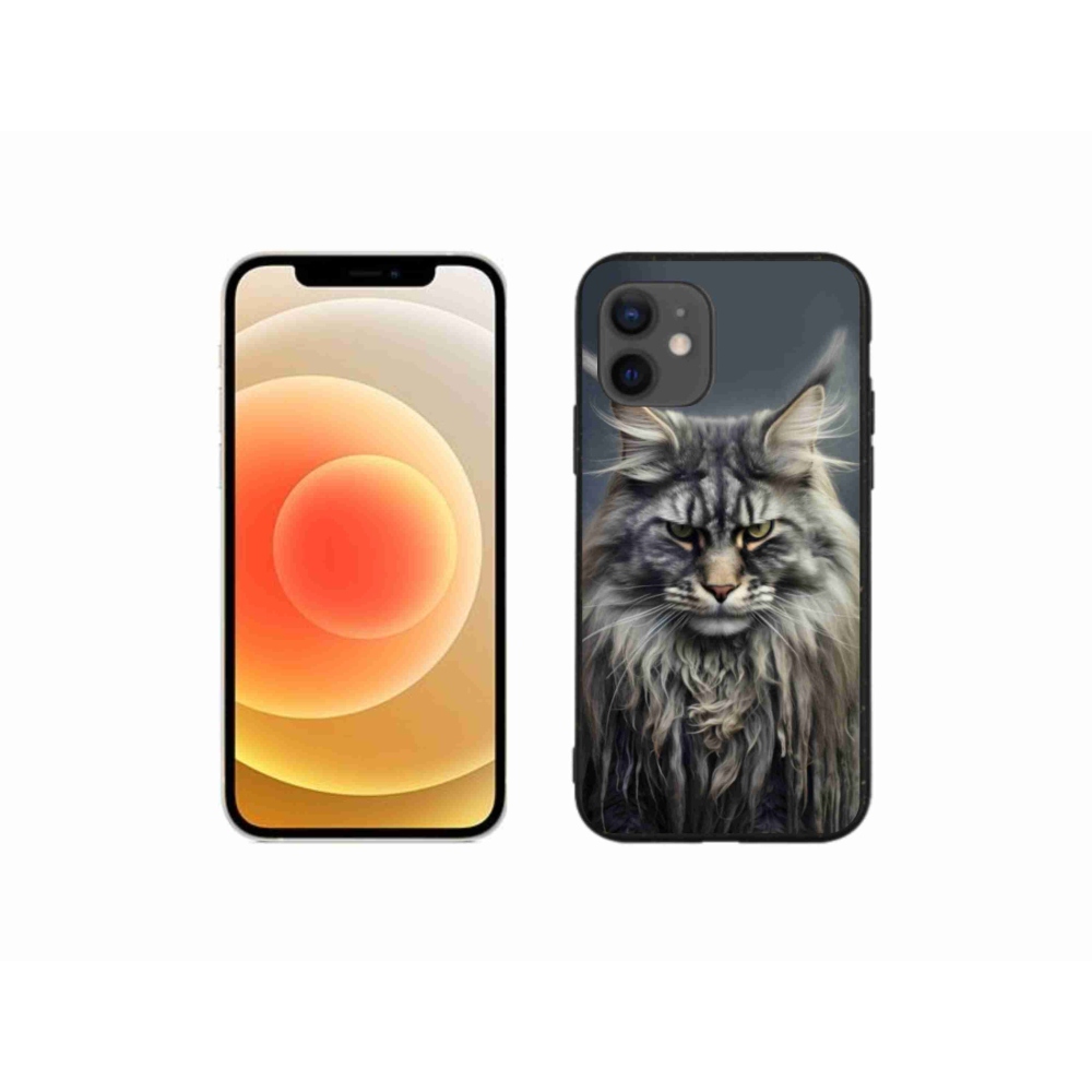 Gelový kryt mmCase na iPhone 12 Mini - kočíčí pohled 4