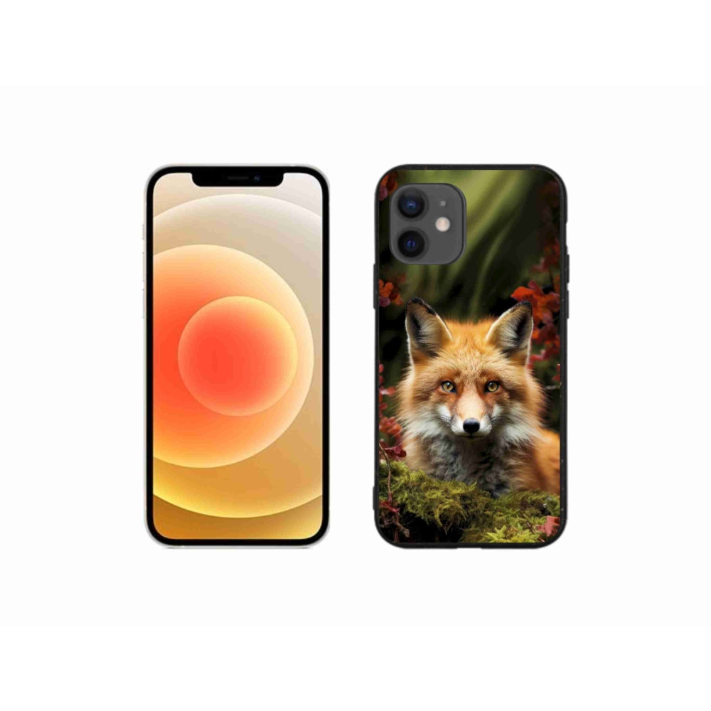 Gelový kryt mmCase na iPhone 12 Mini - liška v lese