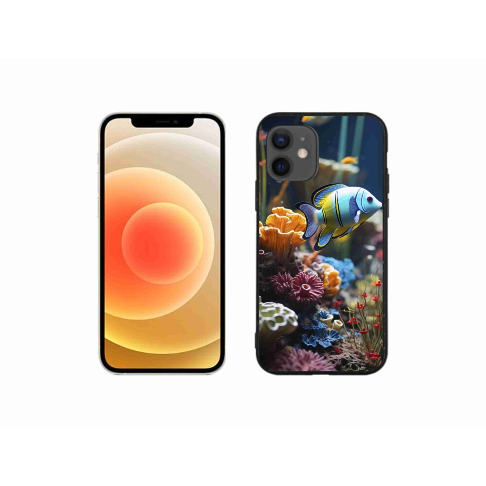 Gelový kryt mmCase na iPhone 12 Mini - mořský svět 5