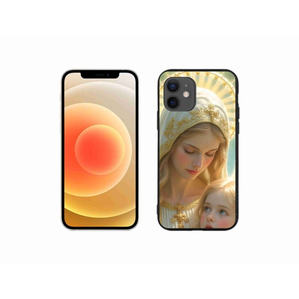 Gelový kryt mmCase na iPhone 12 Mini - náboženský motiv 2