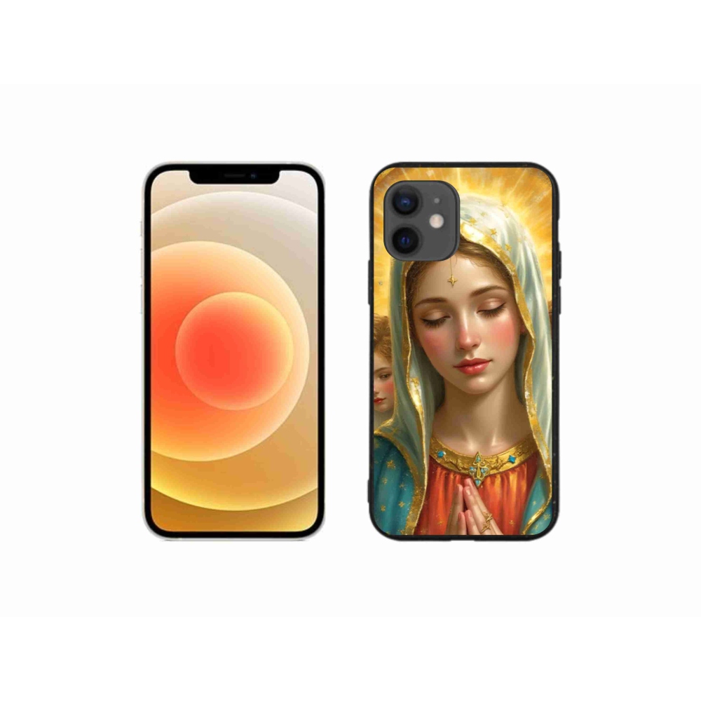 Gelový kryt mmCase na iPhone 12 Mini - náboženský motiv 3