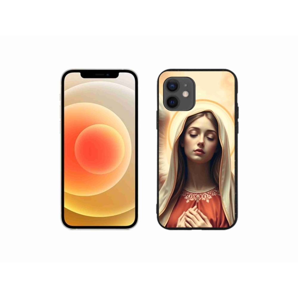 Gelový kryt mmCase na iPhone 12 Mini - náboženský motiv