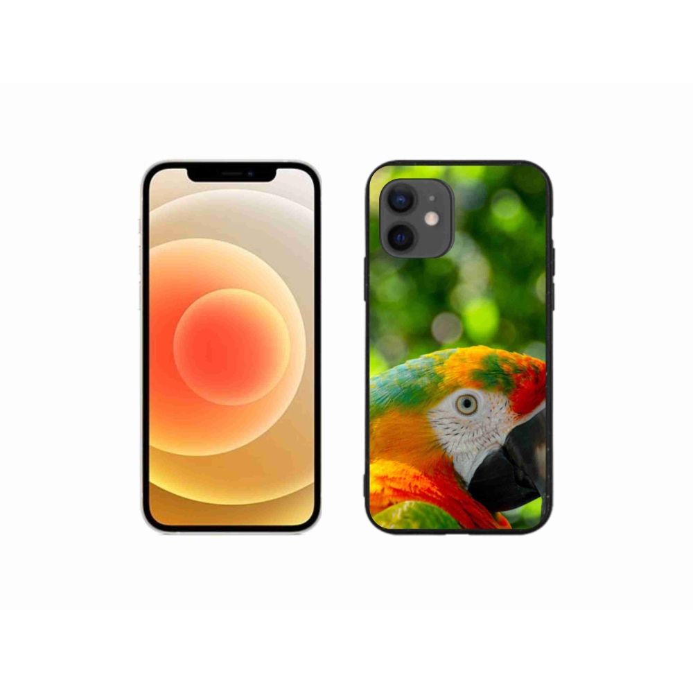 Gelový kryt mmCase na iPhone 12 Mini - papoušek ara 3