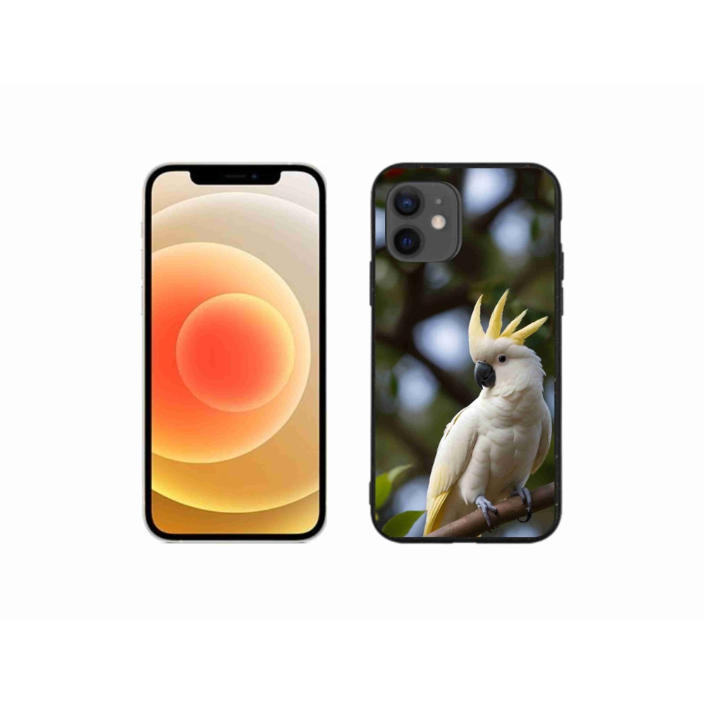 Gelový kryt mmCase na iPhone 12 Mini - papoušek kakadu 3