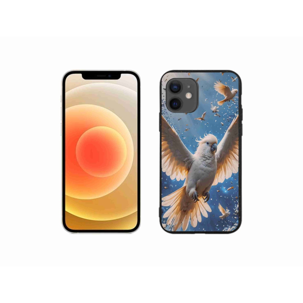 Gelový kryt mmCase na iPhone 12 Mini - papoušek kakadu