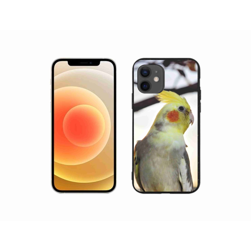 Gelový kryt mmCase na iPhone 12 Mini - papoušek korela