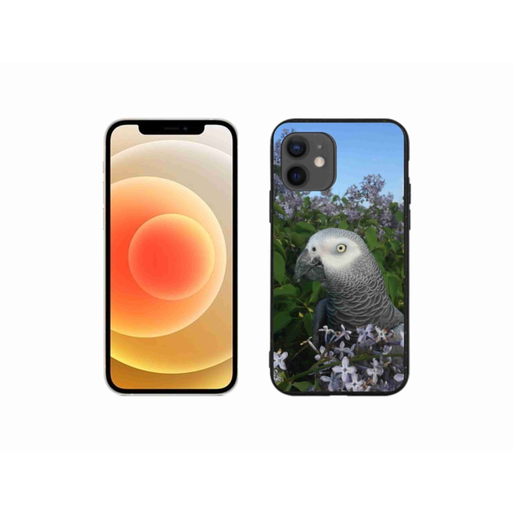 Gelový kryt mmCase na iPhone 12 Mini - papoušek žako