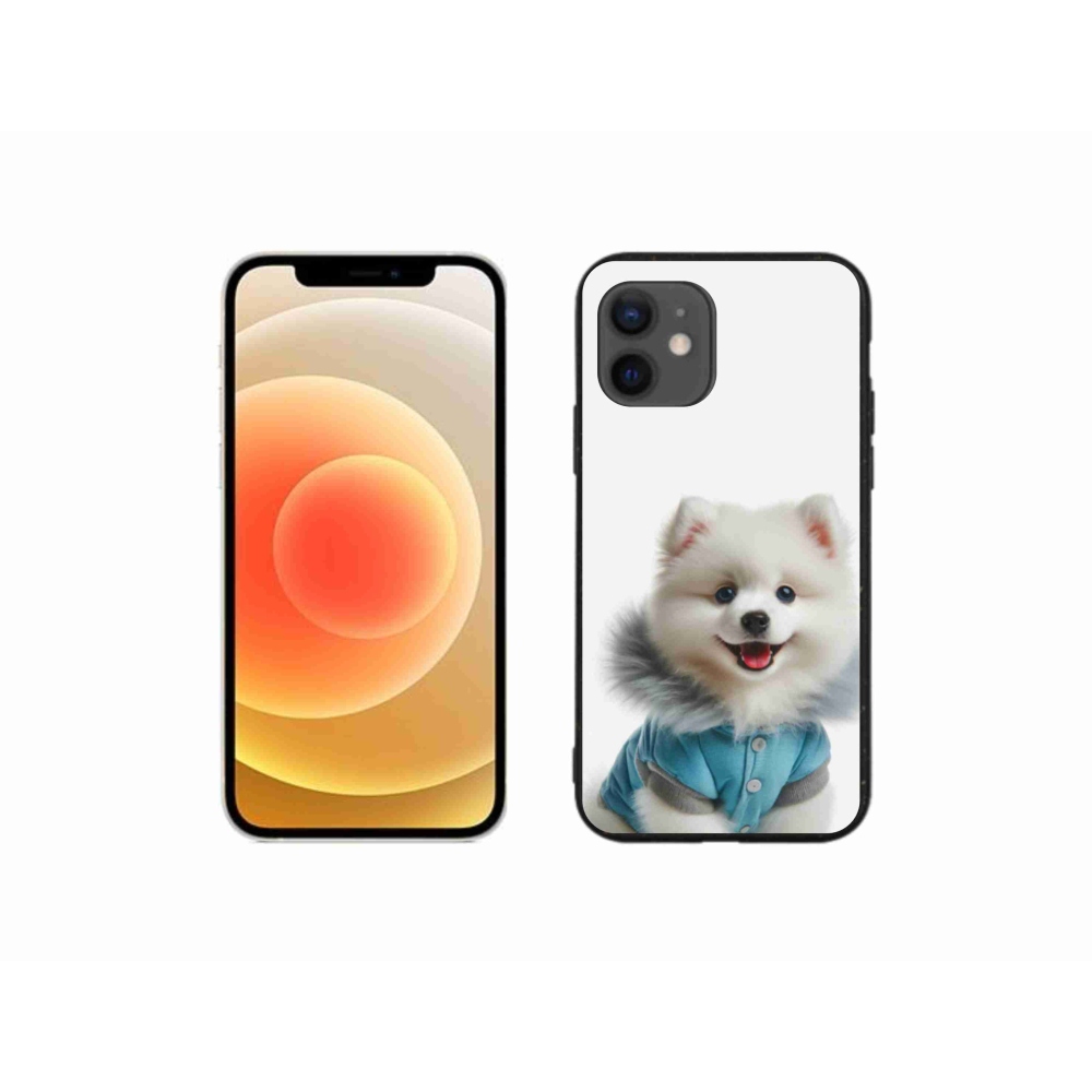Gelový kryt mmCase na iPhone 12 Mini - pomeranian