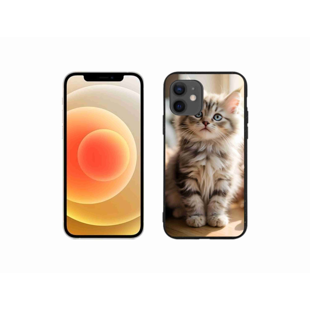 Gelový kryt mmCase na iPhone 12 Mini - roztomilé kotě 10