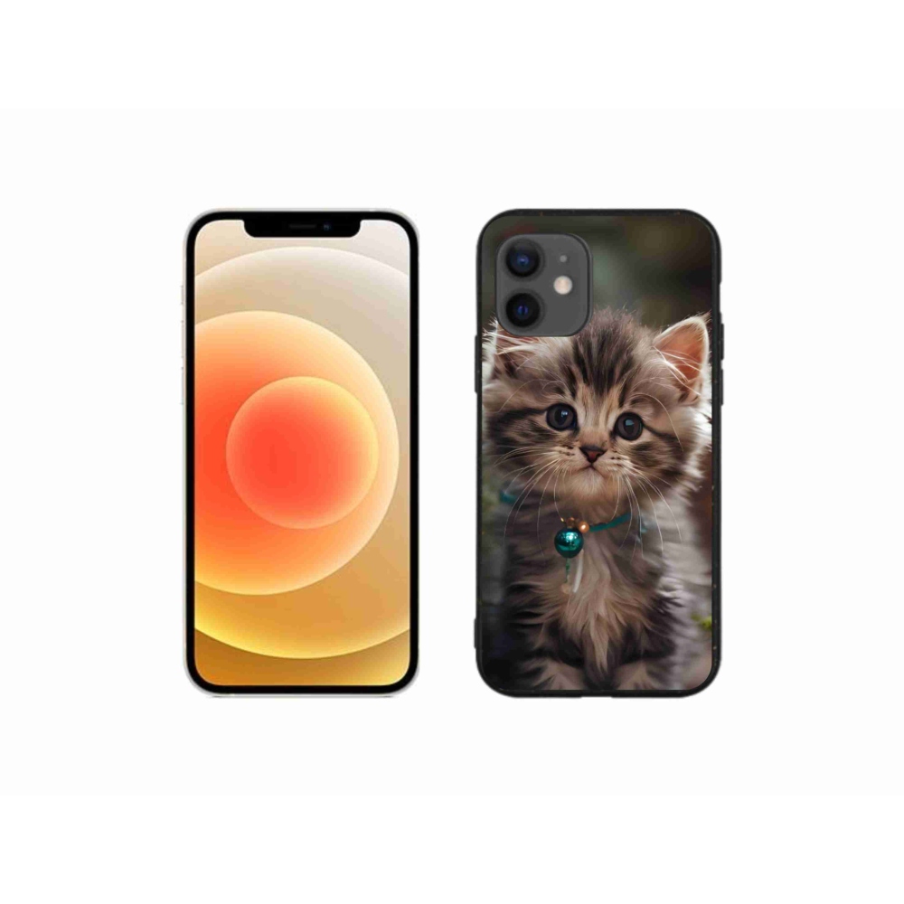 Gelový kryt mmCase na iPhone 12 Mini - roztomilé kotě 11