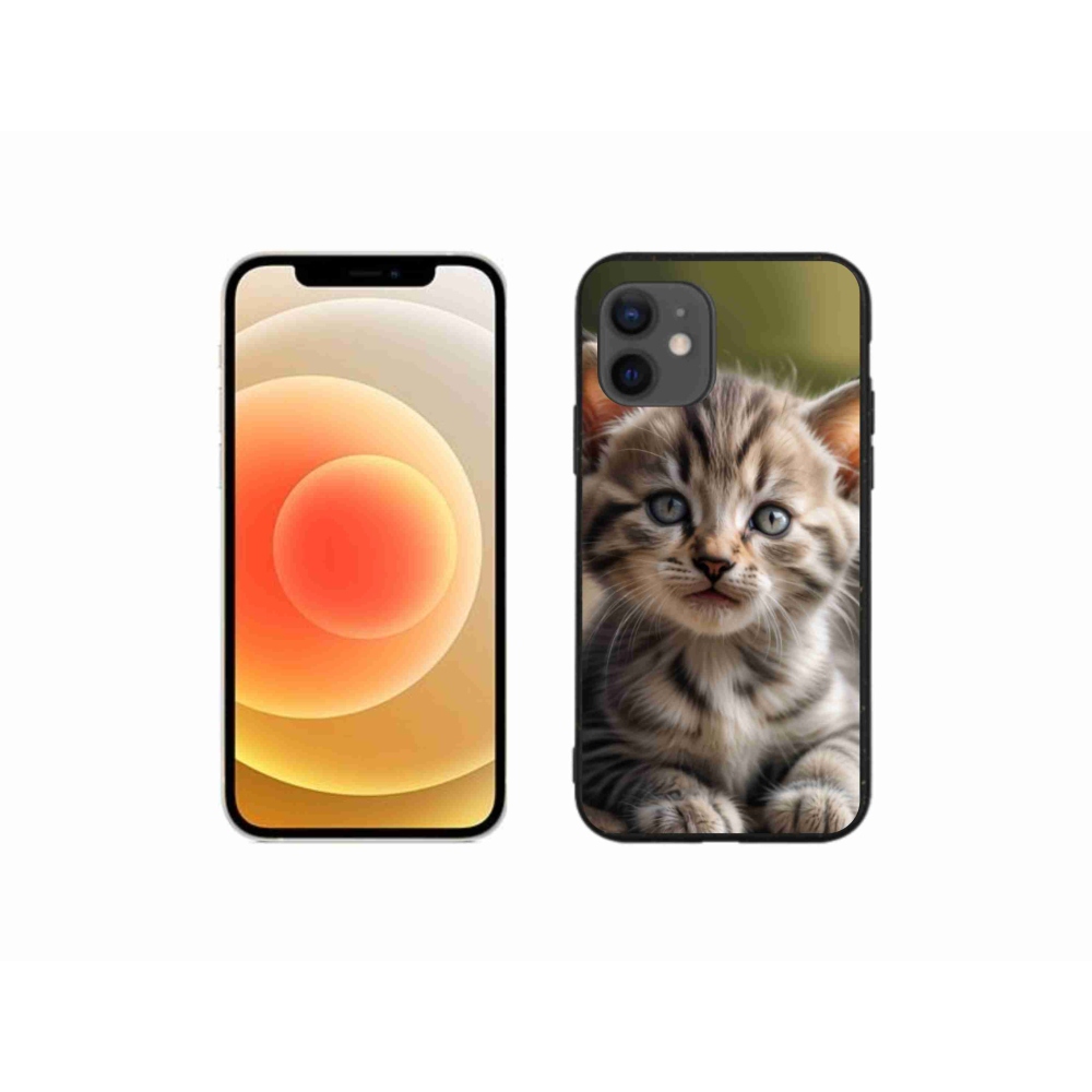 Gelový kryt mmCase na iPhone 12 Mini - roztomilé kotě 9