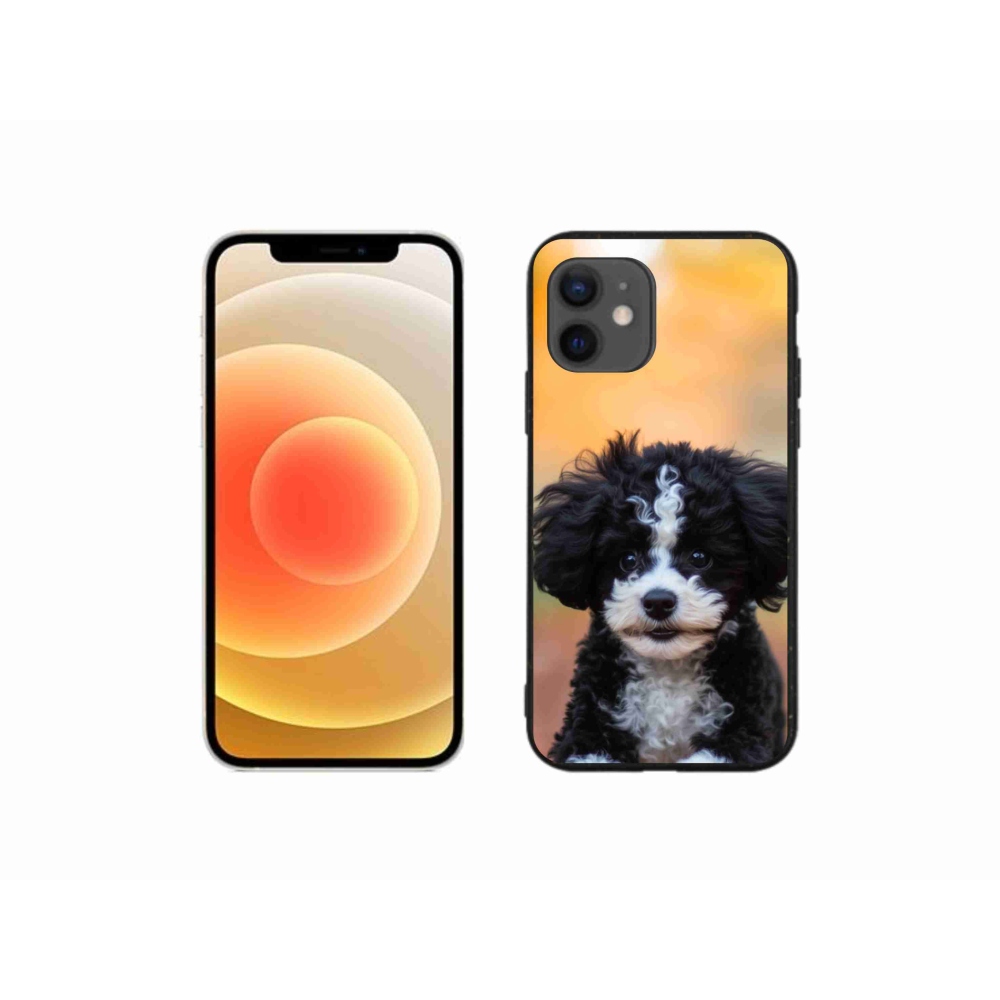 Gelový kryt mmCase na iPhone 12 Mini - roztomilé štěně 2