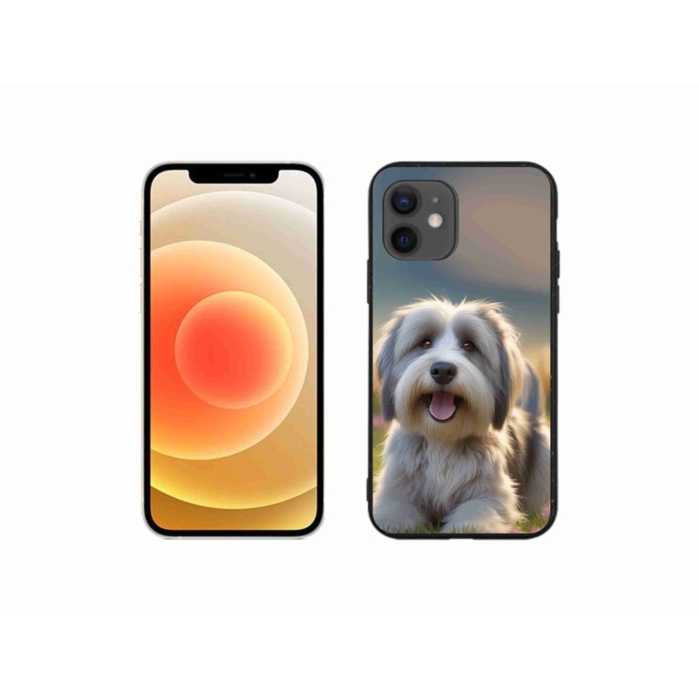 Gelový kryt mmCase na iPhone 12 Mini - roztomilý havanský psík