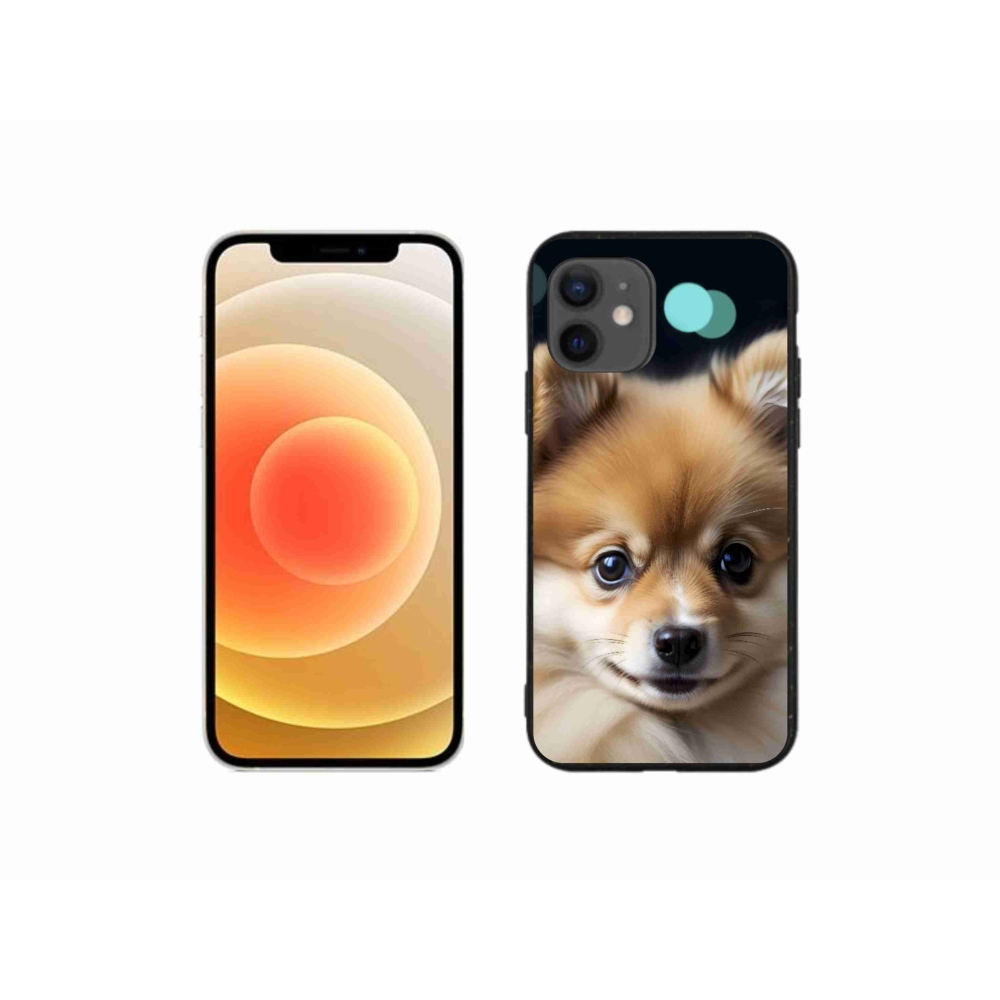 Gelový kryt mmCase na iPhone 12 Mini - roztomilý pomeranian