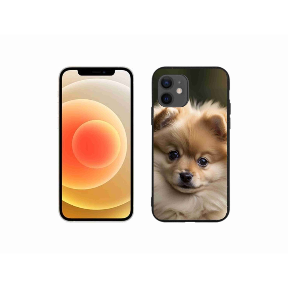 Gelový kryt mmCase na iPhone 12 Mini - roztomilý pomeranian 2