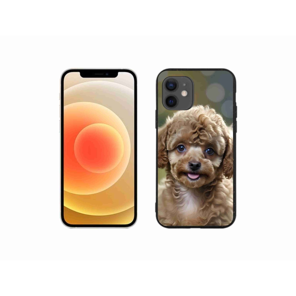 Gelový kryt mmCase na iPhone 12 Mini - roztomilý pudl