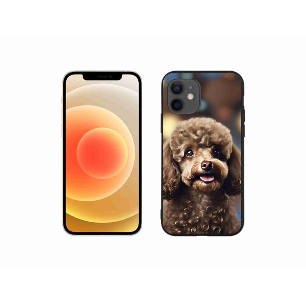 Gelový kryt mmCase na iPhone 12 Mini - roztomilý pudl