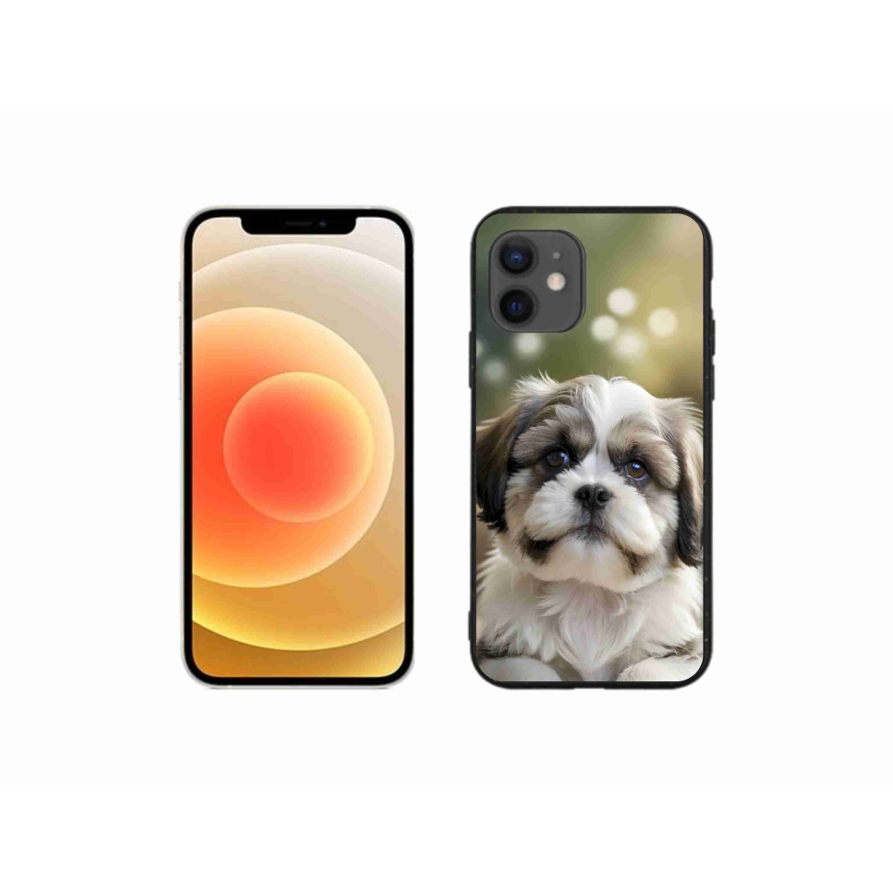 Gelový kryt mmCase na iPhone 12 Mini - roztomilý shih-tzu