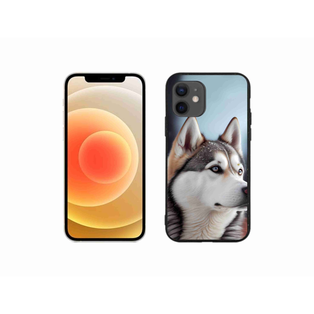 Gelový kryt mmCase na iPhone 12 Mini - sibiřský husky
