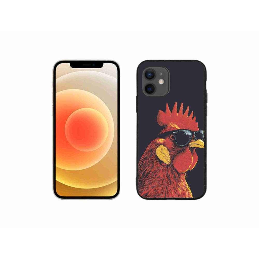 Gelový kryt mmCase na iPhone 12 Mini - stylový kohout