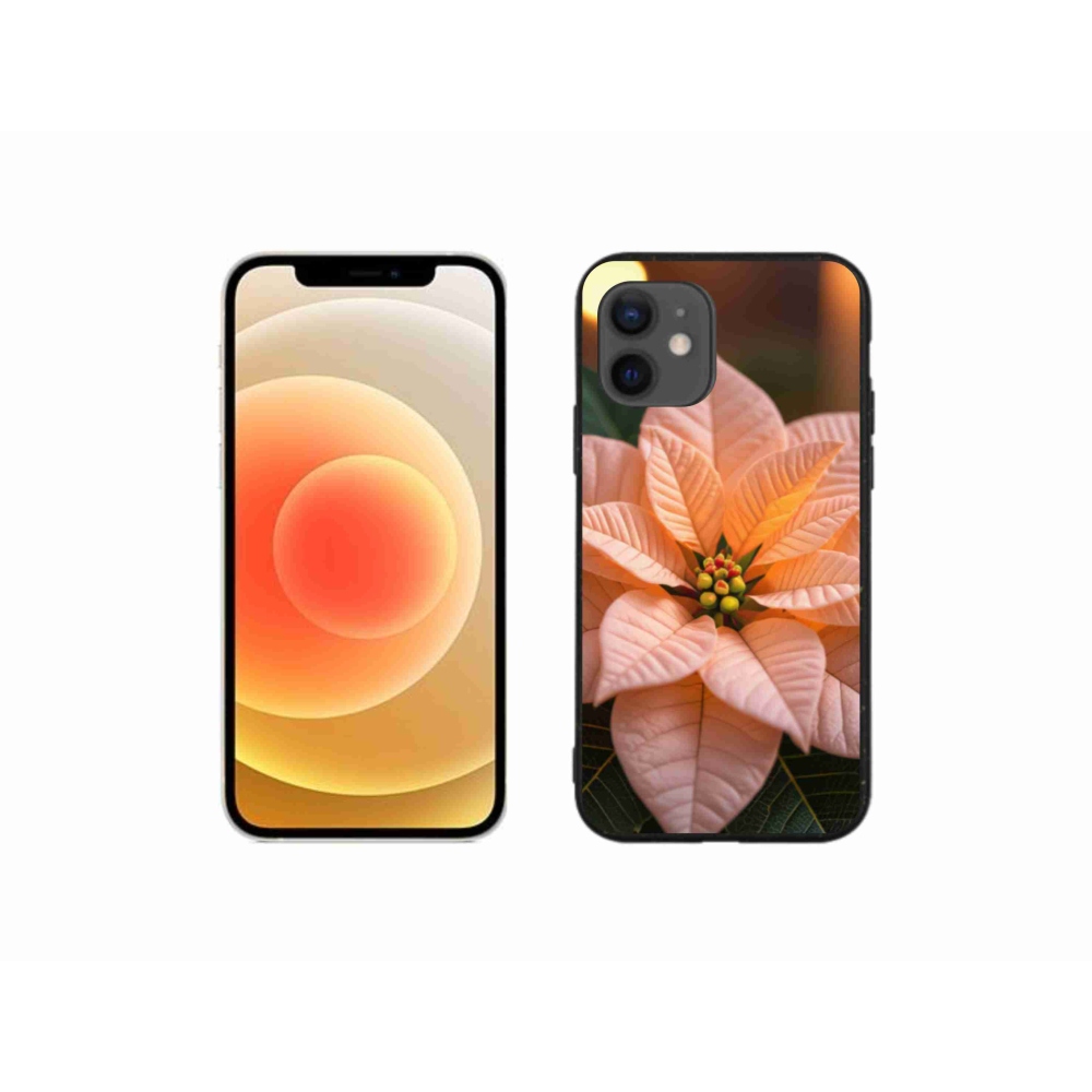 Gelový kryt mmCase na iPhone 12 Mini - vánoční hvězda