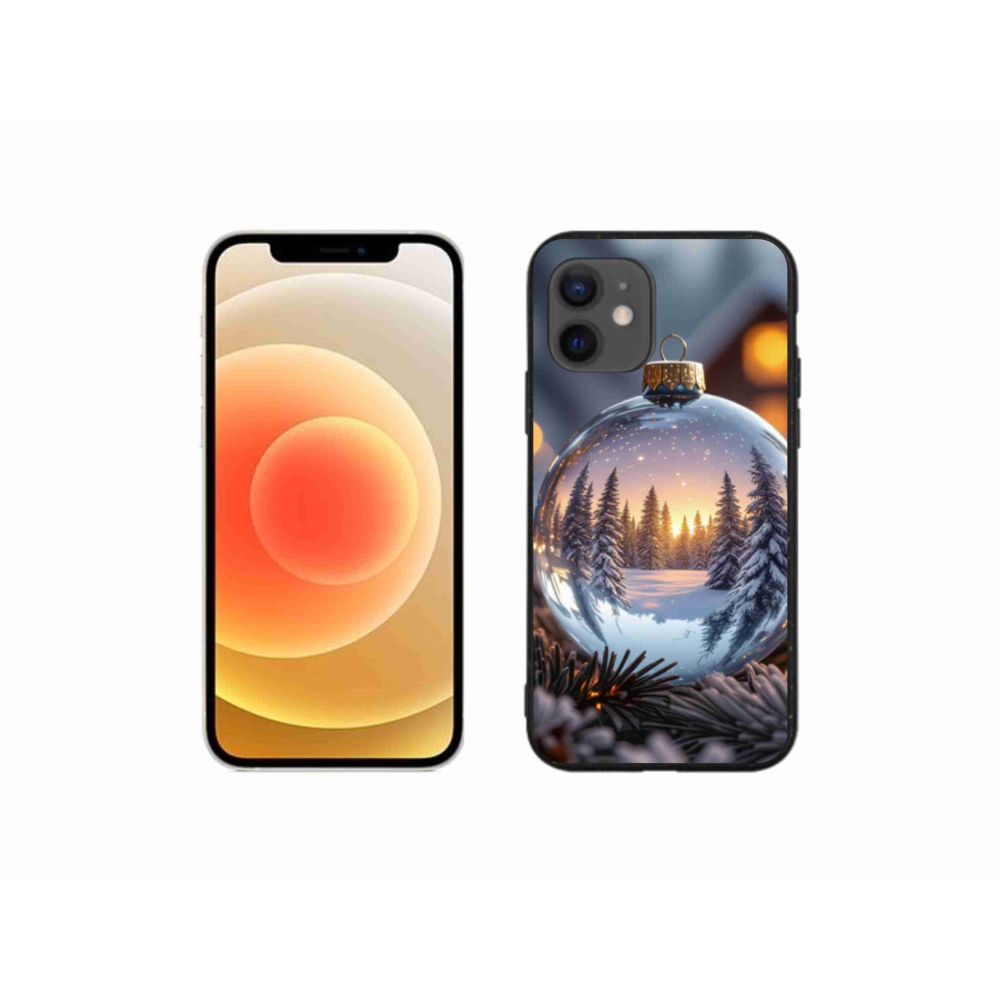 Gelový kryt mmCase na iPhone 12 Mini - vánoční ozdoba