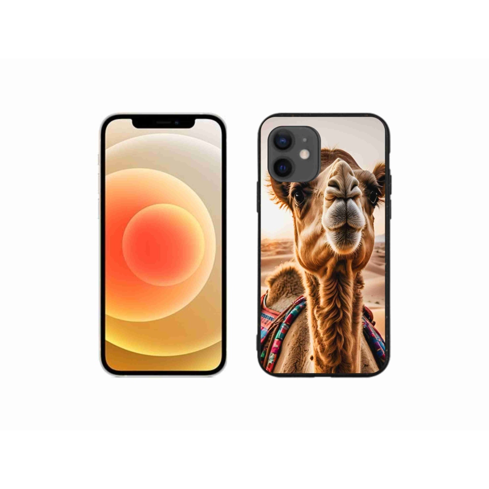 Gelový kryt mmCase na iPhone 12 Mini - velbloud