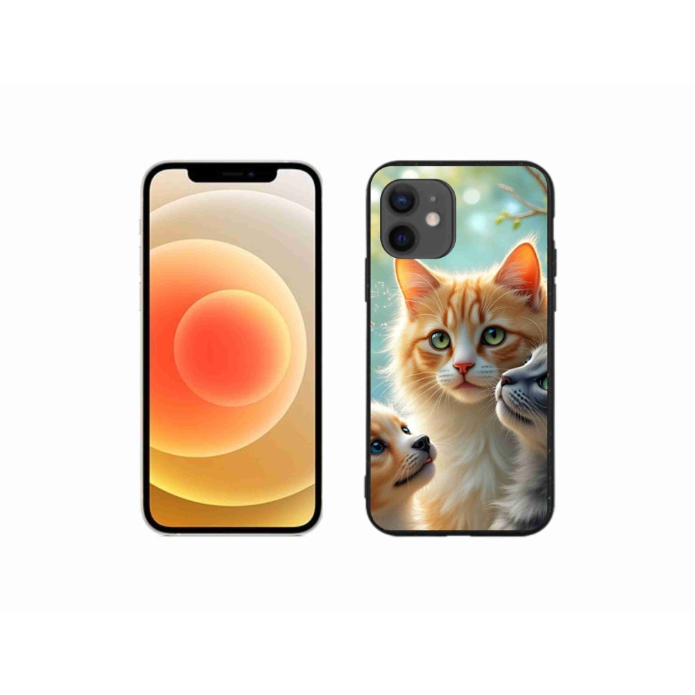 Gelový kryt mmCase na iPhone 12 Mini - zvířecí přátelství 2