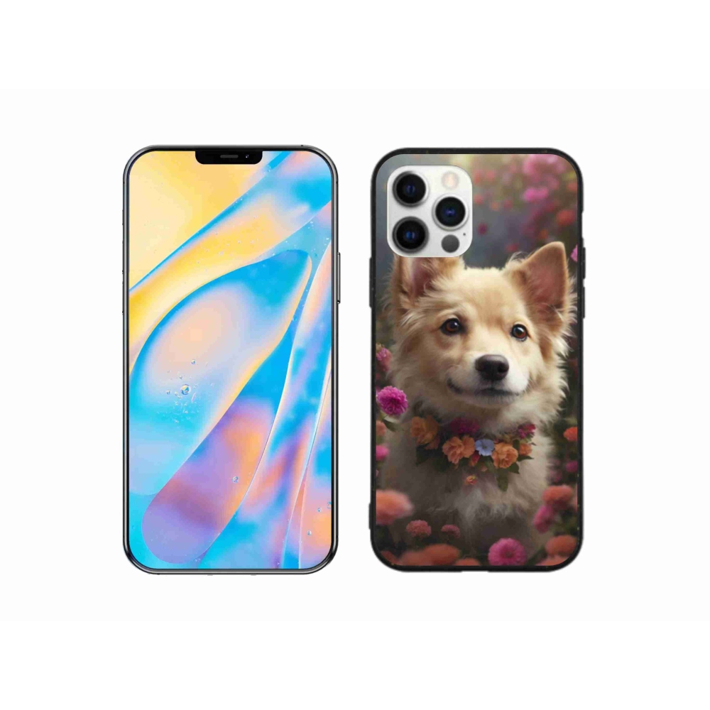 Gelový kryt mmCase na iPhone 12 - německý špic