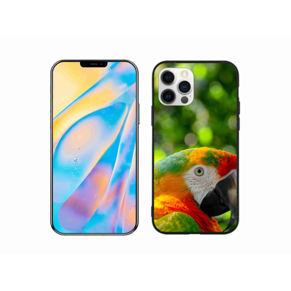 Gelový kryt mmCase na iPhone 12 - papoušek ara 3