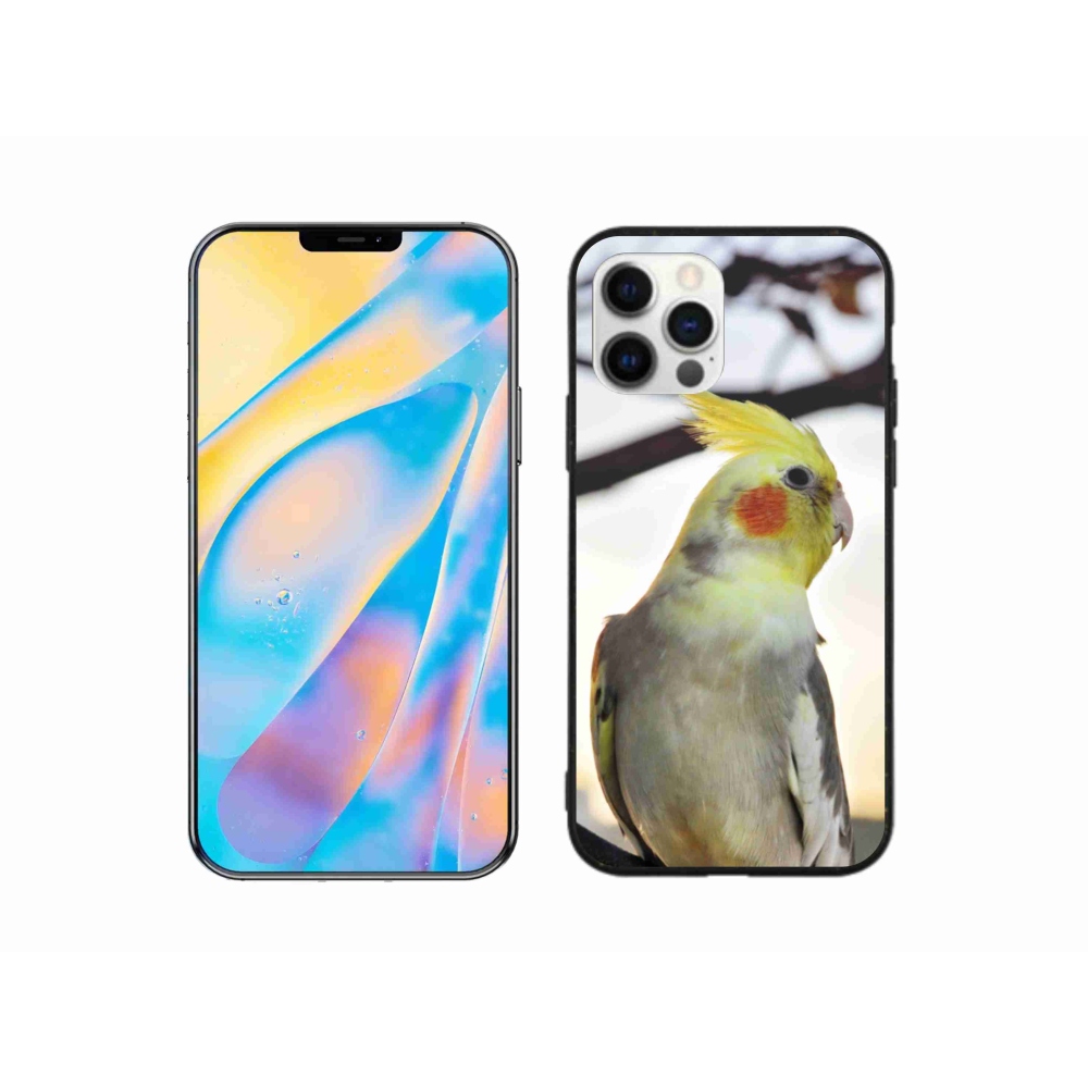 Gelový kryt mmCase na iPhone 12 - papoušek korela