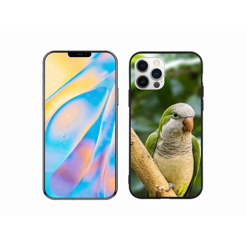 Gelový kryt mmCase na iPhone 12 - papoušek mníšek