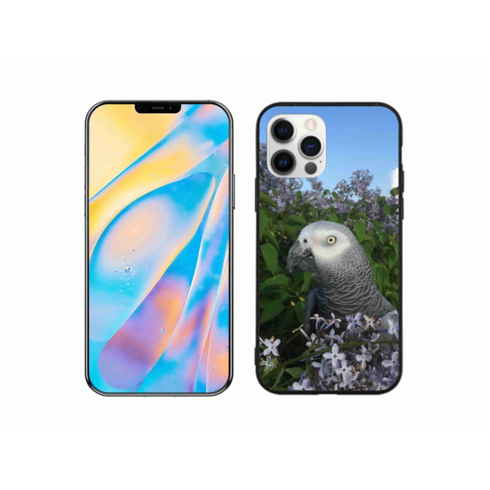 Gelový kryt mmCase na iPhone 12 - papoušek žako