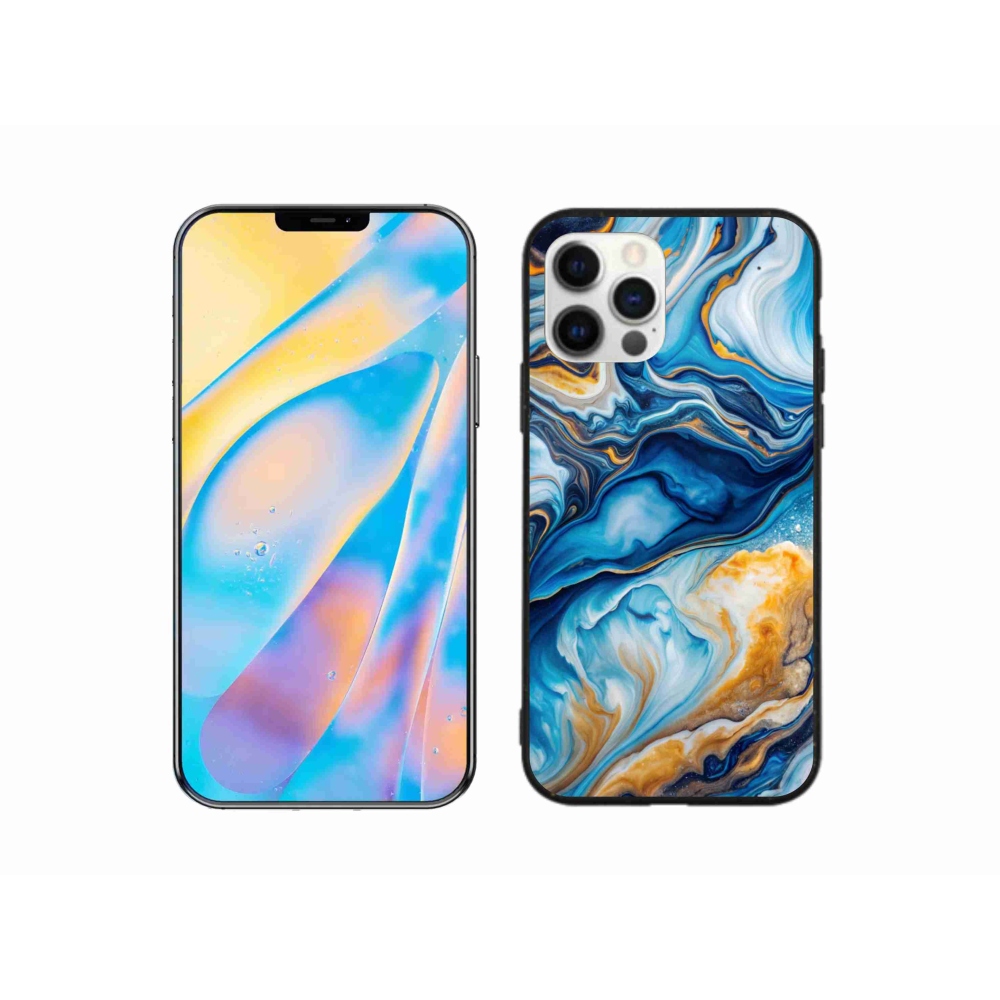 Gelový kryt mmCase na iPhone 12 Pro - abstraktní motiv 34