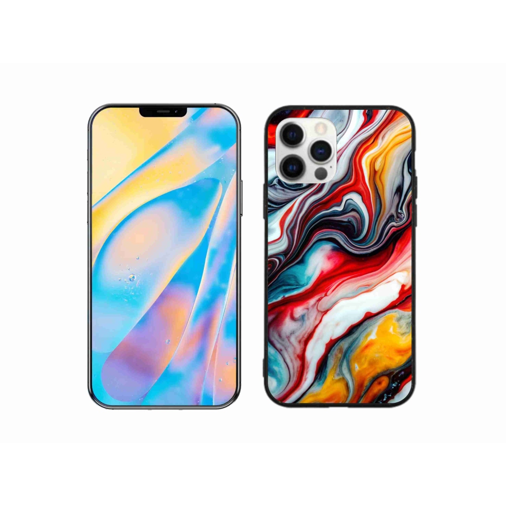 Gelový kryt mmCase na iPhone 12 Pro - abstraktní motiv 35