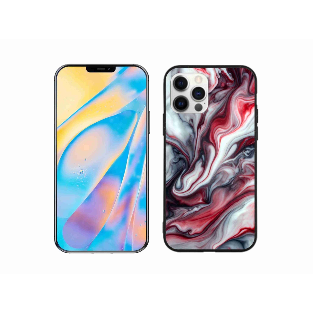 Gelový kryt mmCase na iPhone 12 Pro - abstraktní motiv 37