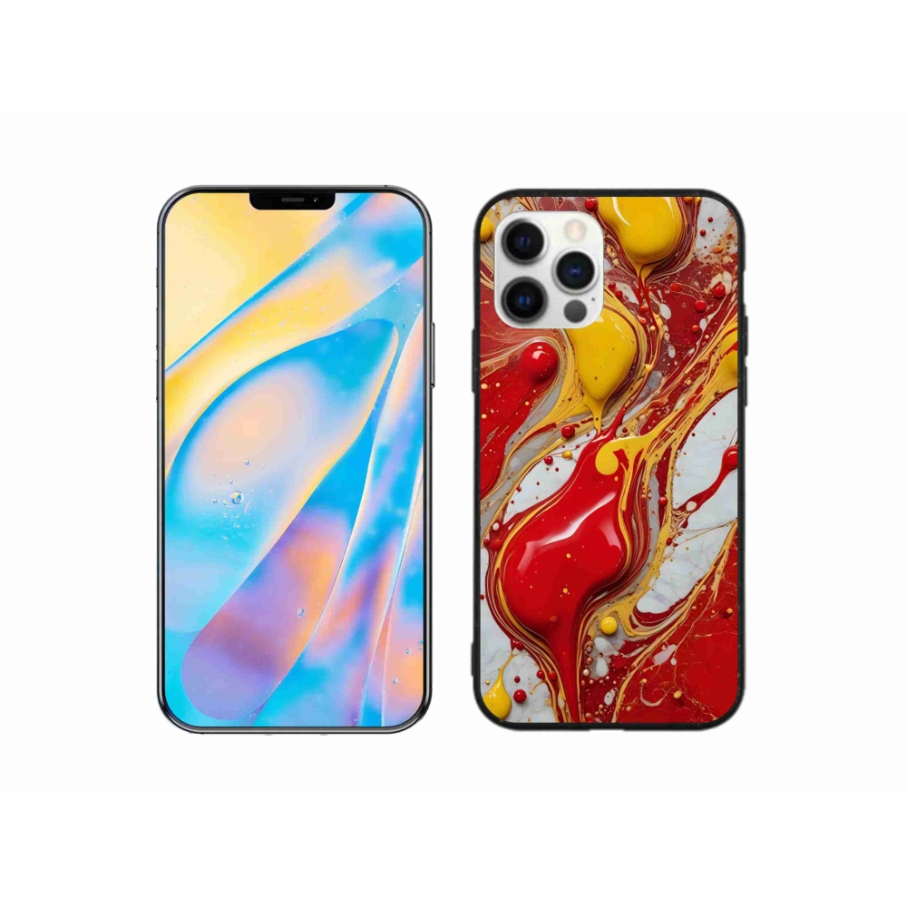 Gelový kryt mmCase na iPhone 12 Pro - abstraktní motiv 42