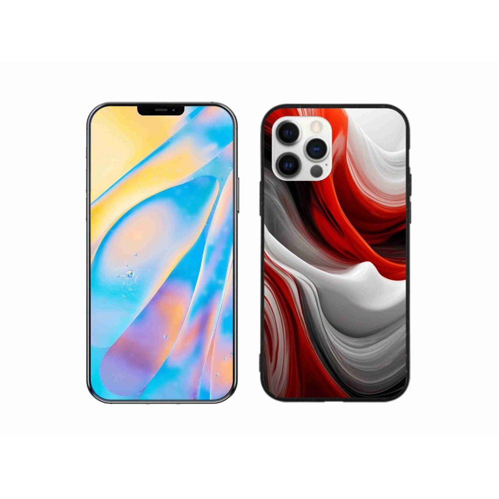 Gelový kryt mmCase na iPhone 12 Pro - abstraktní motiv 47