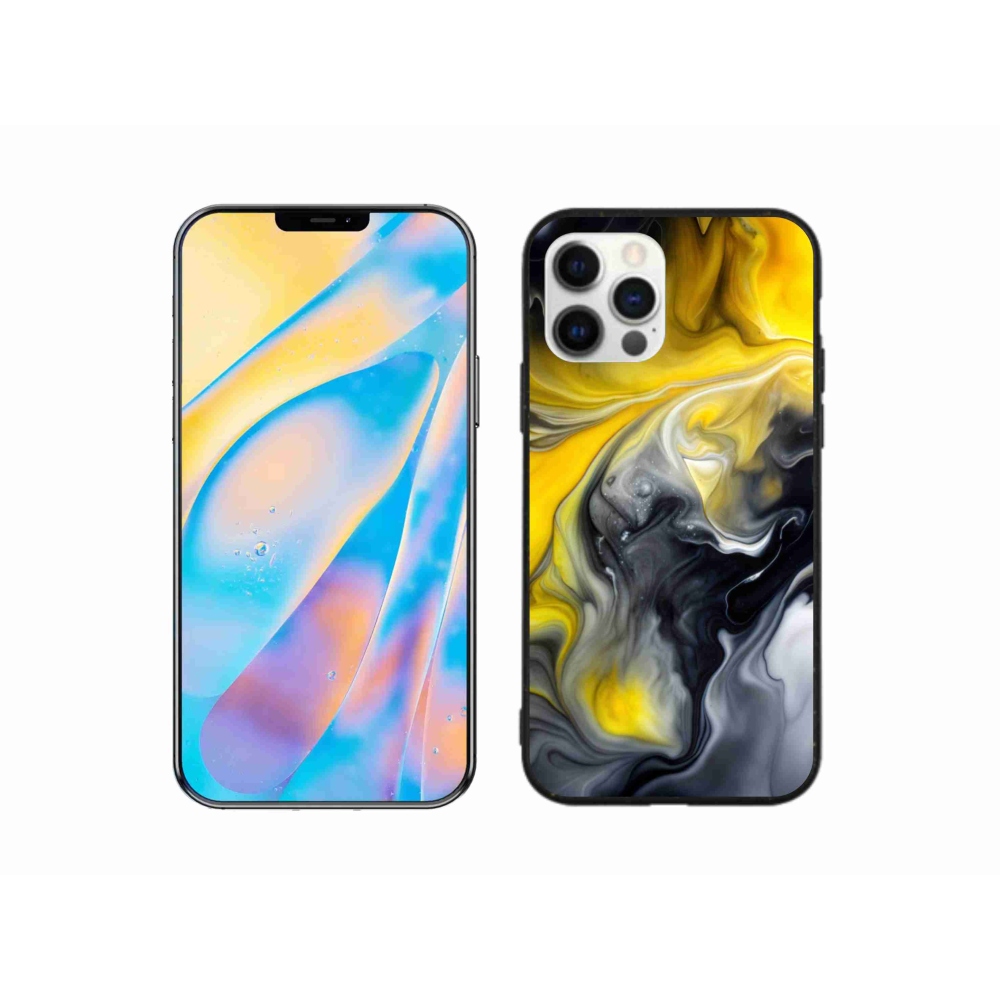 Gelový kryt mmCase na iPhone 12 Pro - abstraktní motiv 60