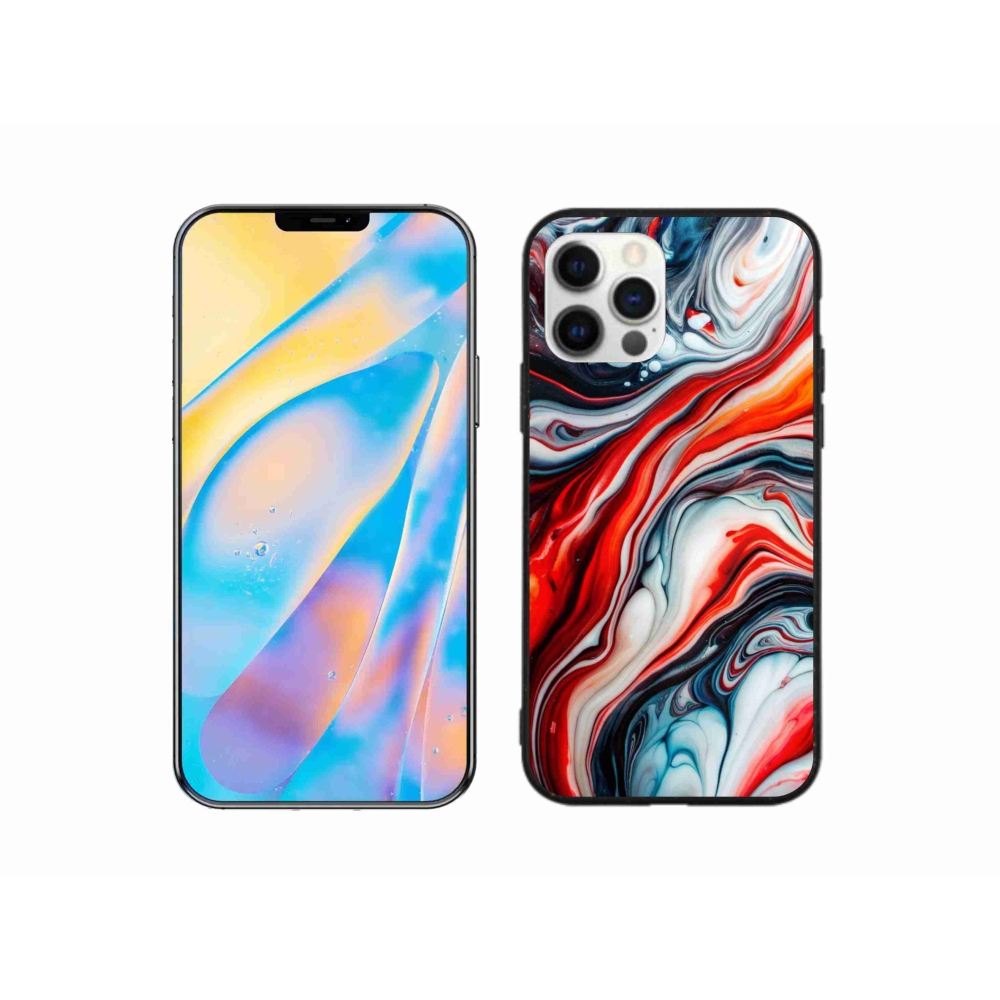 Gelový kryt mmCase na iPhone 12 Pro - abstraktní motiv 63