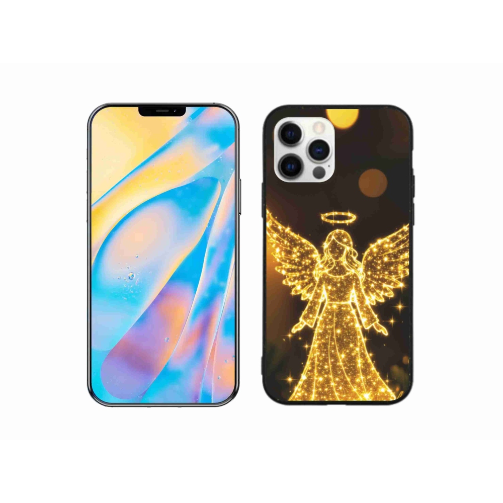 Gelový kryt mmCase na iPhone 12 Pro - anděl