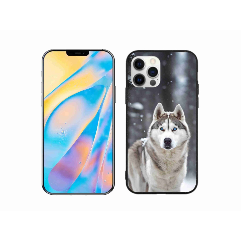 Gelový kryt mmCase na iPhone 12 Pro - husky 2