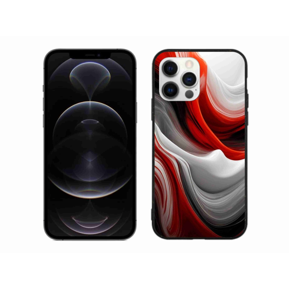Gelový kryt mmCase na iPhone 12 Pro Max - abstraktní motiv 47