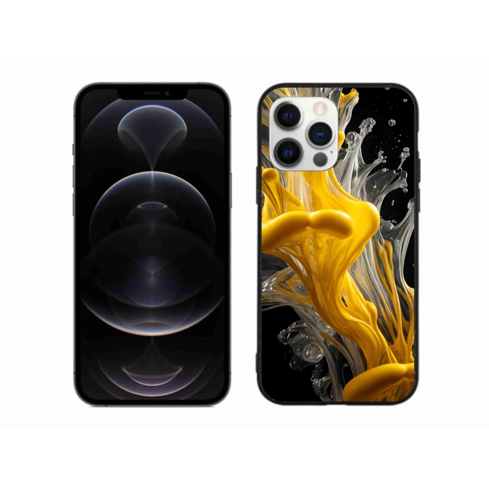 Gelový kryt mmCase na iPhone 12 Pro Max - abstraktní motiv 48