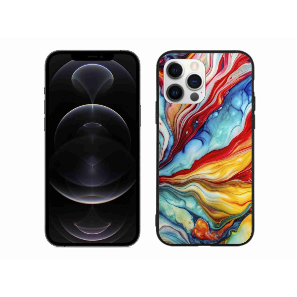 Gelový kryt mmCase na iPhone 12 Pro Max - abstraktní motiv 58