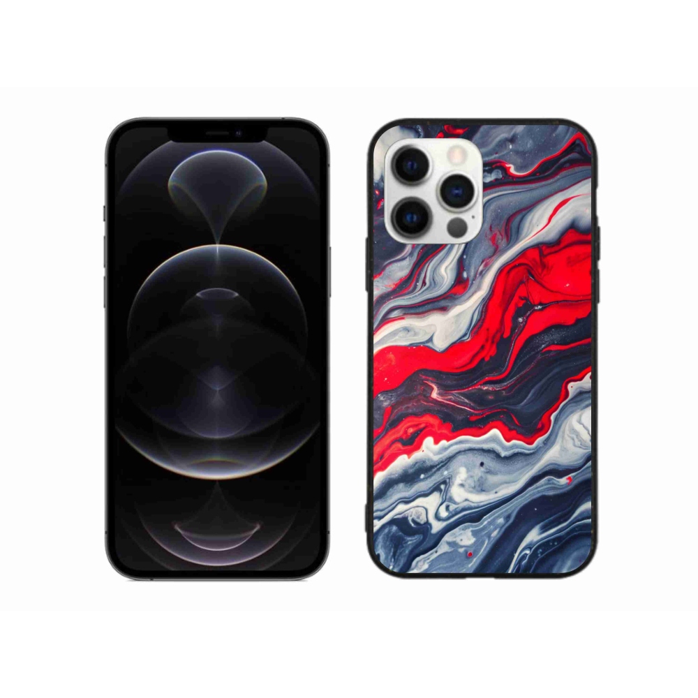 Gelový kryt mmCase na iPhone 12 Pro Max - abstraktní motiv 59