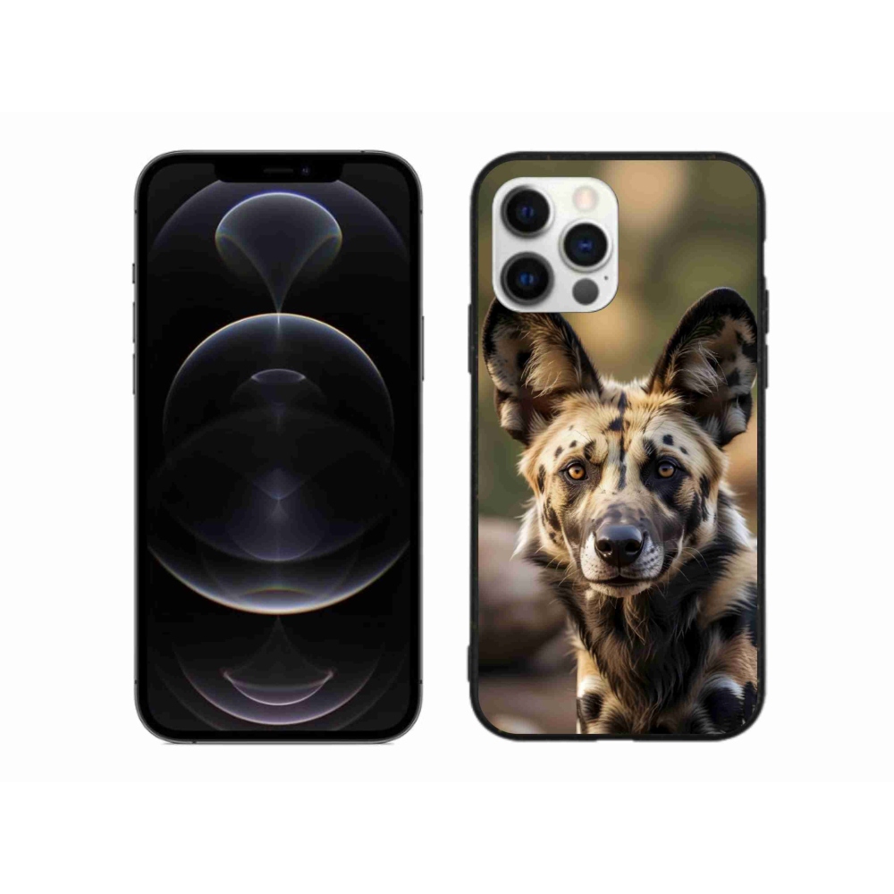 Gelový kryt mmCase na iPhone 12 Pro Max - africký divoký pes