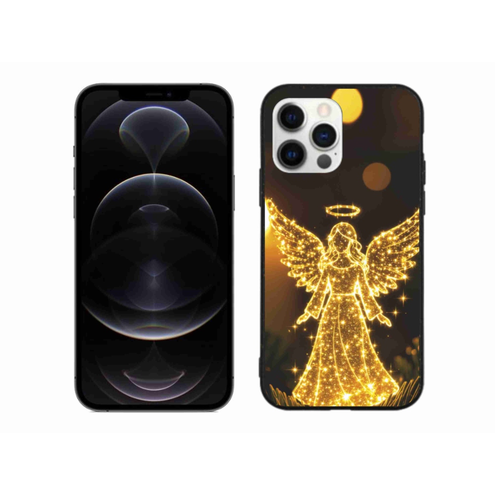 Gelový kryt mmCase na iPhone 12 Pro Max - anděl