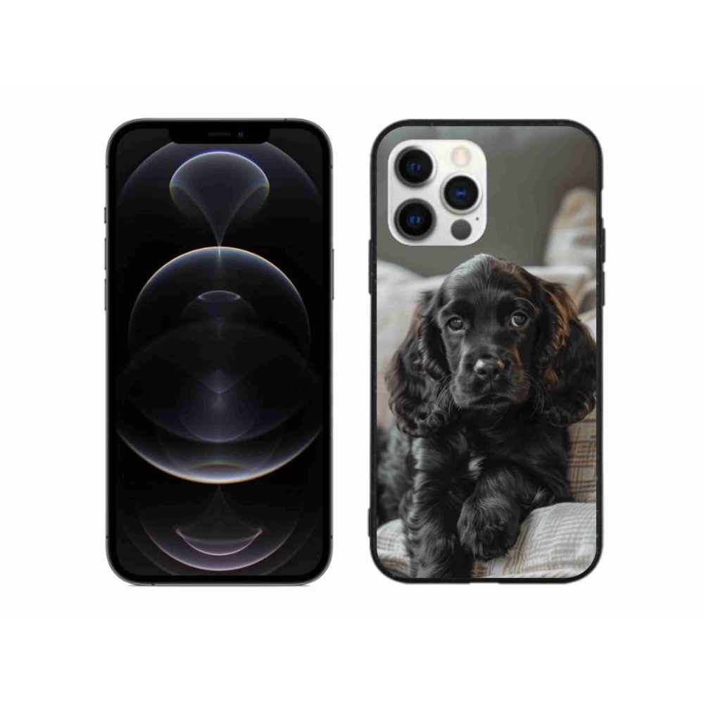 Gelový kryt mmCase na iPhone 12 Pro Max - anglický kokršpaněl